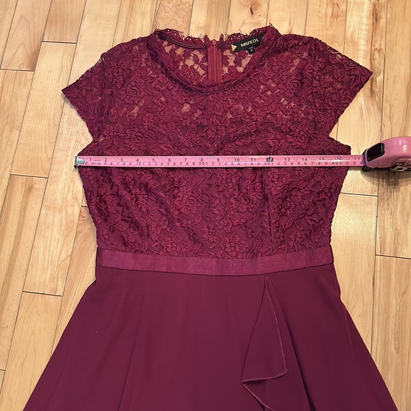 Miusol High-Low, Lace and Sheer Dress - Picture 6 of 8